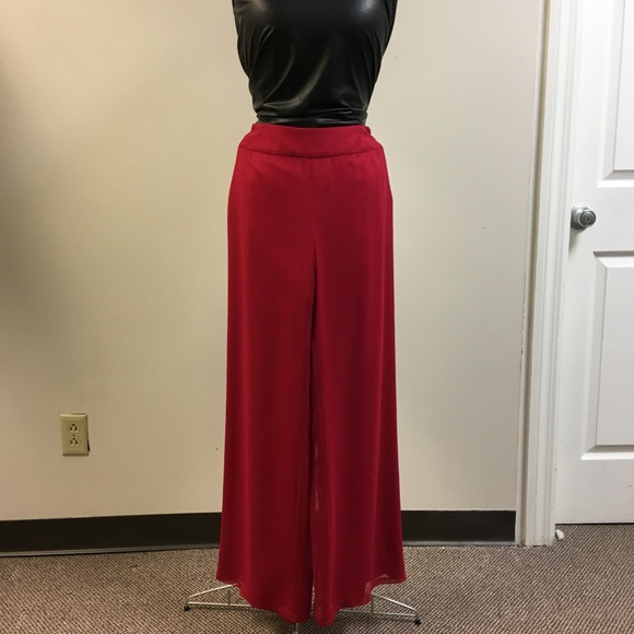St. John Evening Trousers - Red - Picture 2 of 3